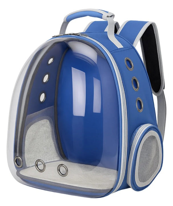 Tranportín de gatos Azul 43x32x20 cm (altura, largo, ancho) | Modelo Puppy Carrier
